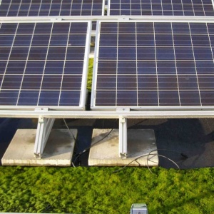 Around solar panels in Danemark
